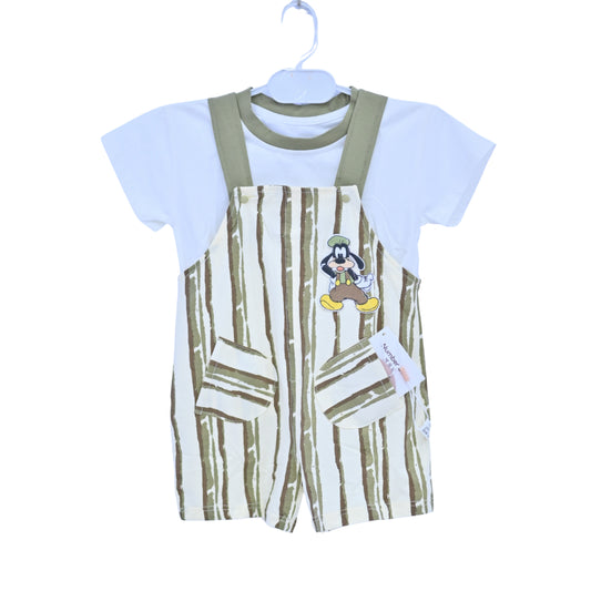 Goofy Stripes Overall Set