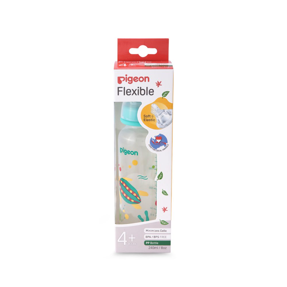 Pigeon Flexible Feeder PP RP 240ml Turtle