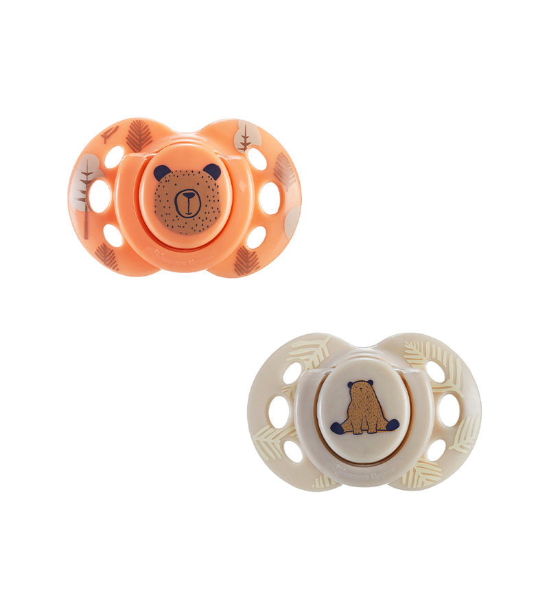Tomme Tippee Closer to Nature Orthodontic Soothers Pack Of 2, 6-18M