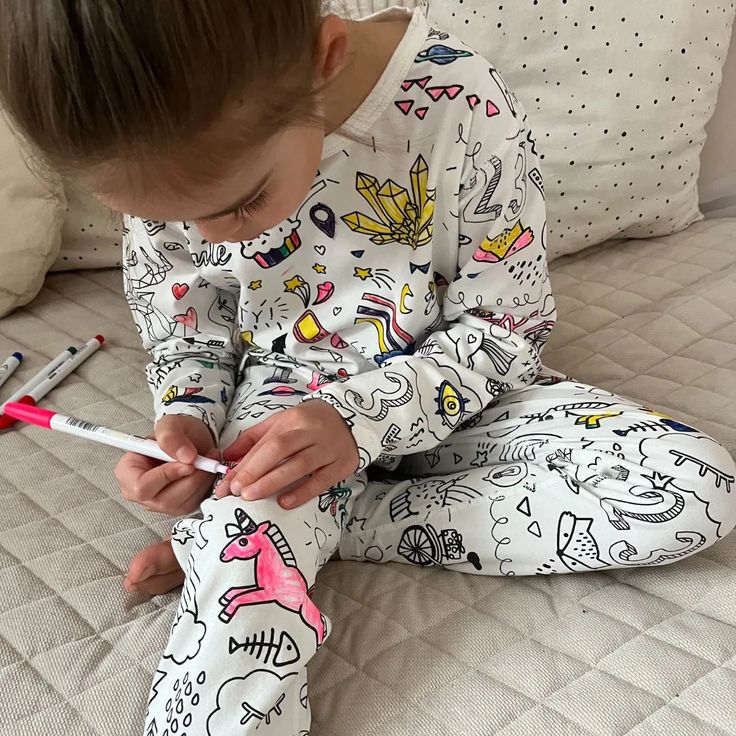DIY PajamaCraft | Color Your Own Set