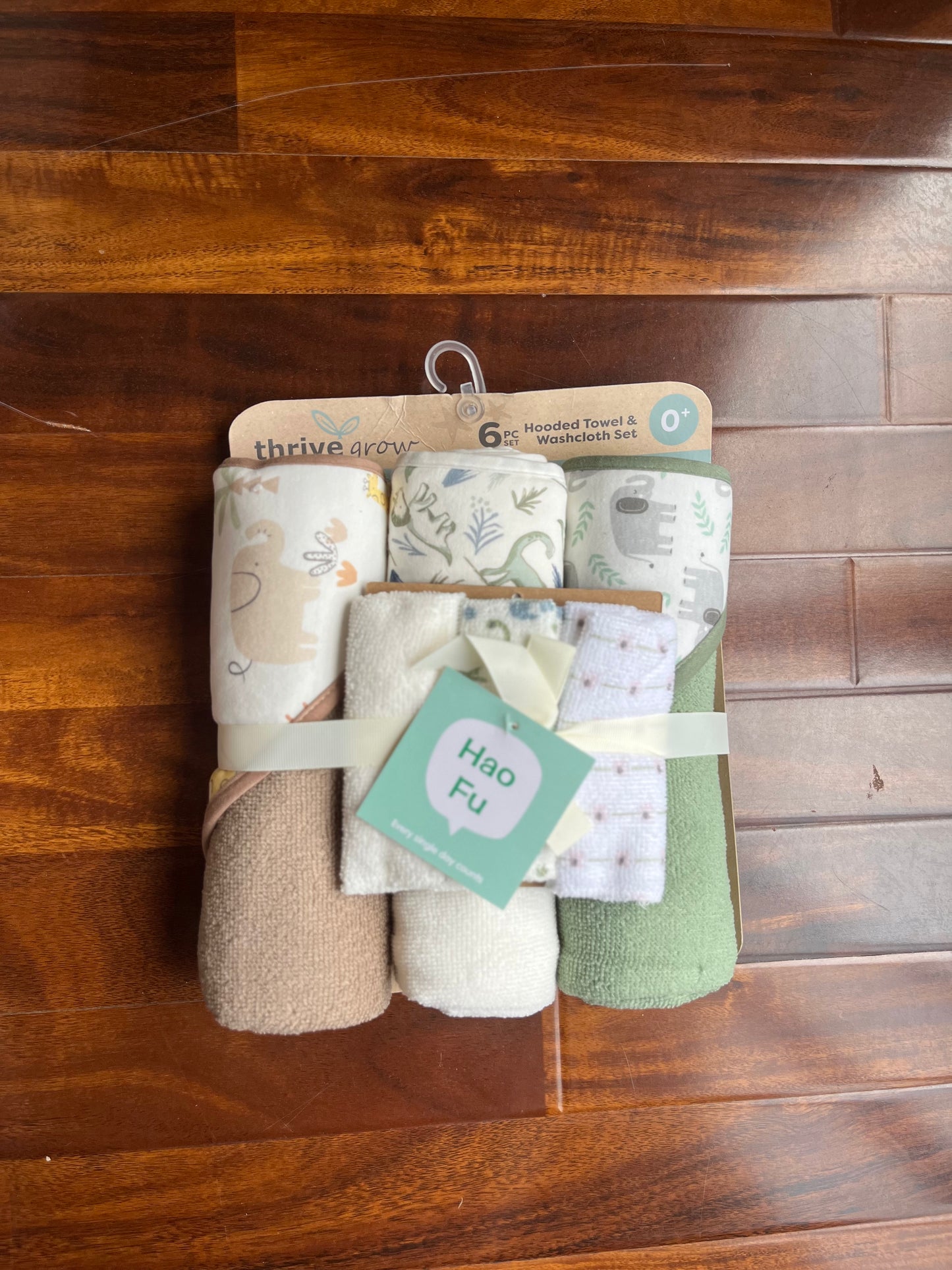 Hooded Baby Towel Set (6 PC)