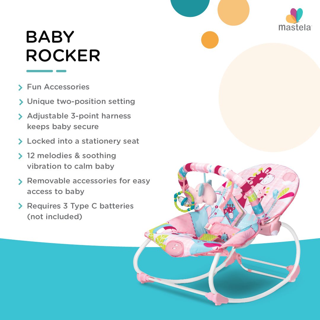 Mastela Newborn to Toddler Rocker- Pink