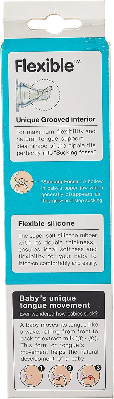 Pigeon Flexible Slim Neck Baby Bottle for 4+ M, 240ML