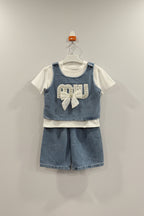 2-Pc Denim Set
