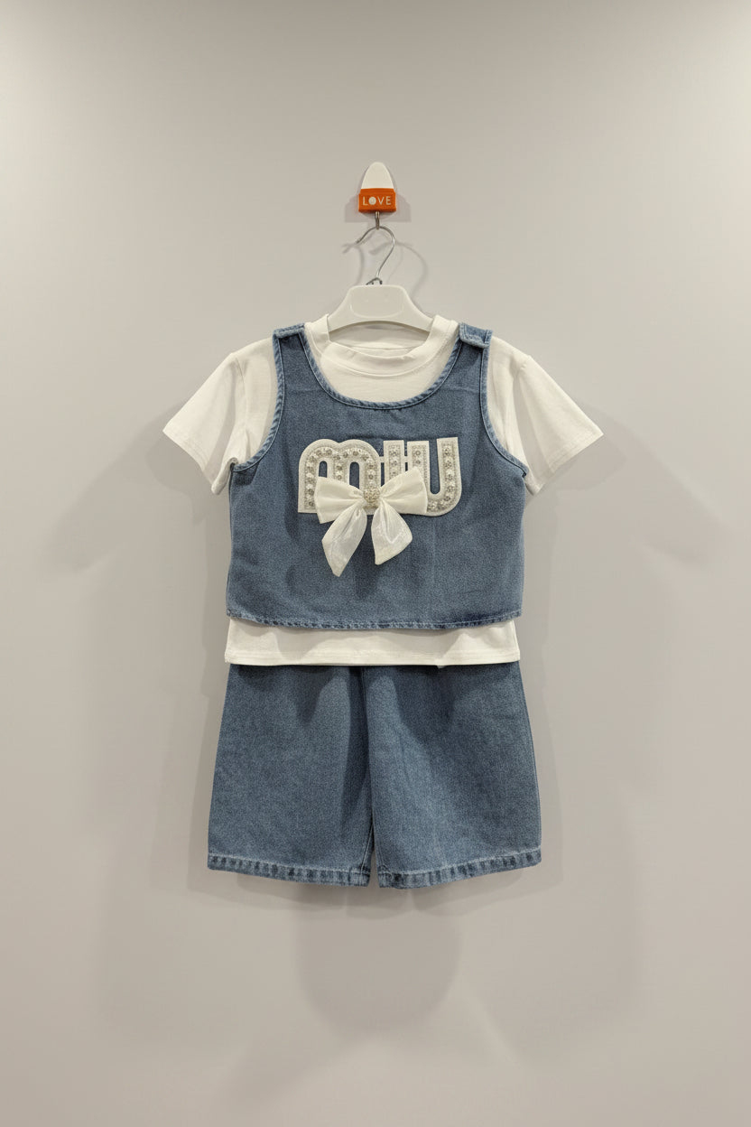 2-Pc Denim Set