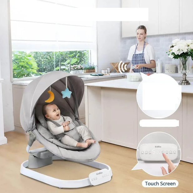 Kidilo 4in1 Deluxe Multi-functional Musical Bassinet Main image