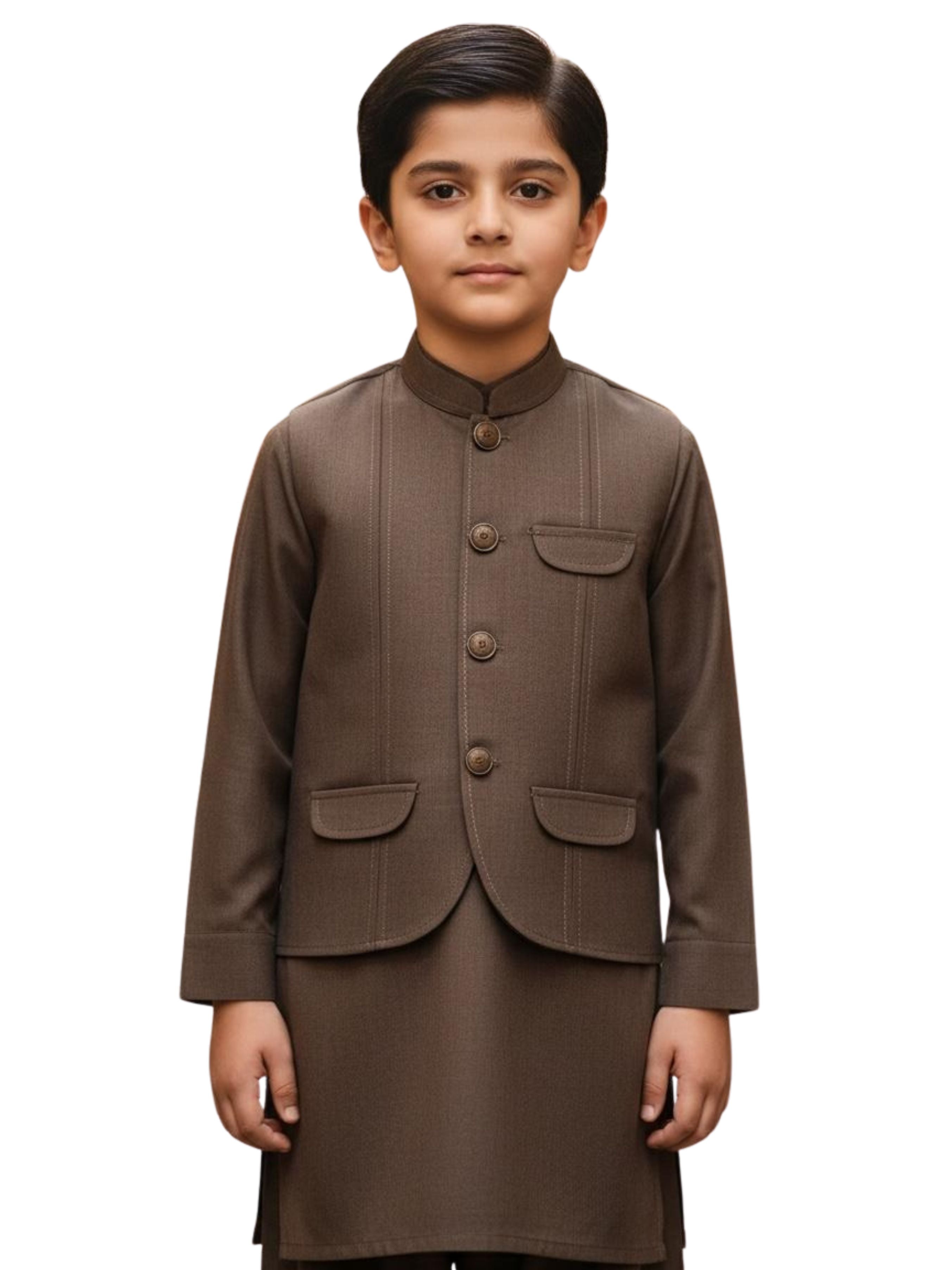 Boys Formal Shalwar Kameez with Waistcoat Main image