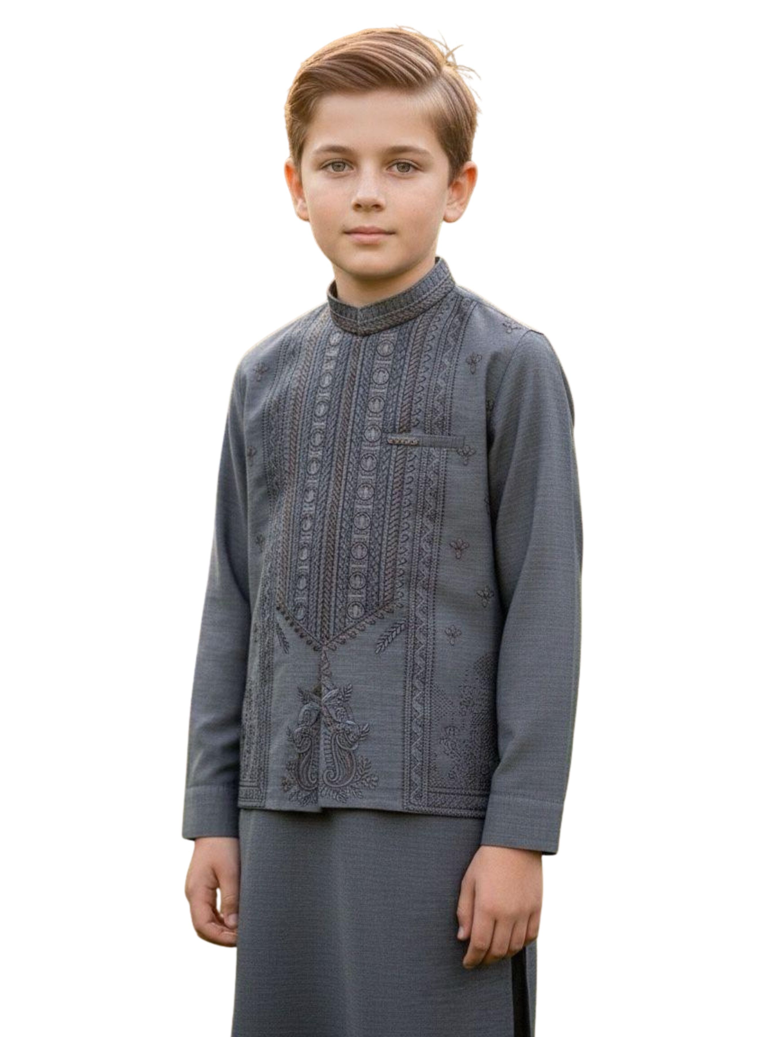 Boys Formal Shalwar Kameez with Waistcoat Main image