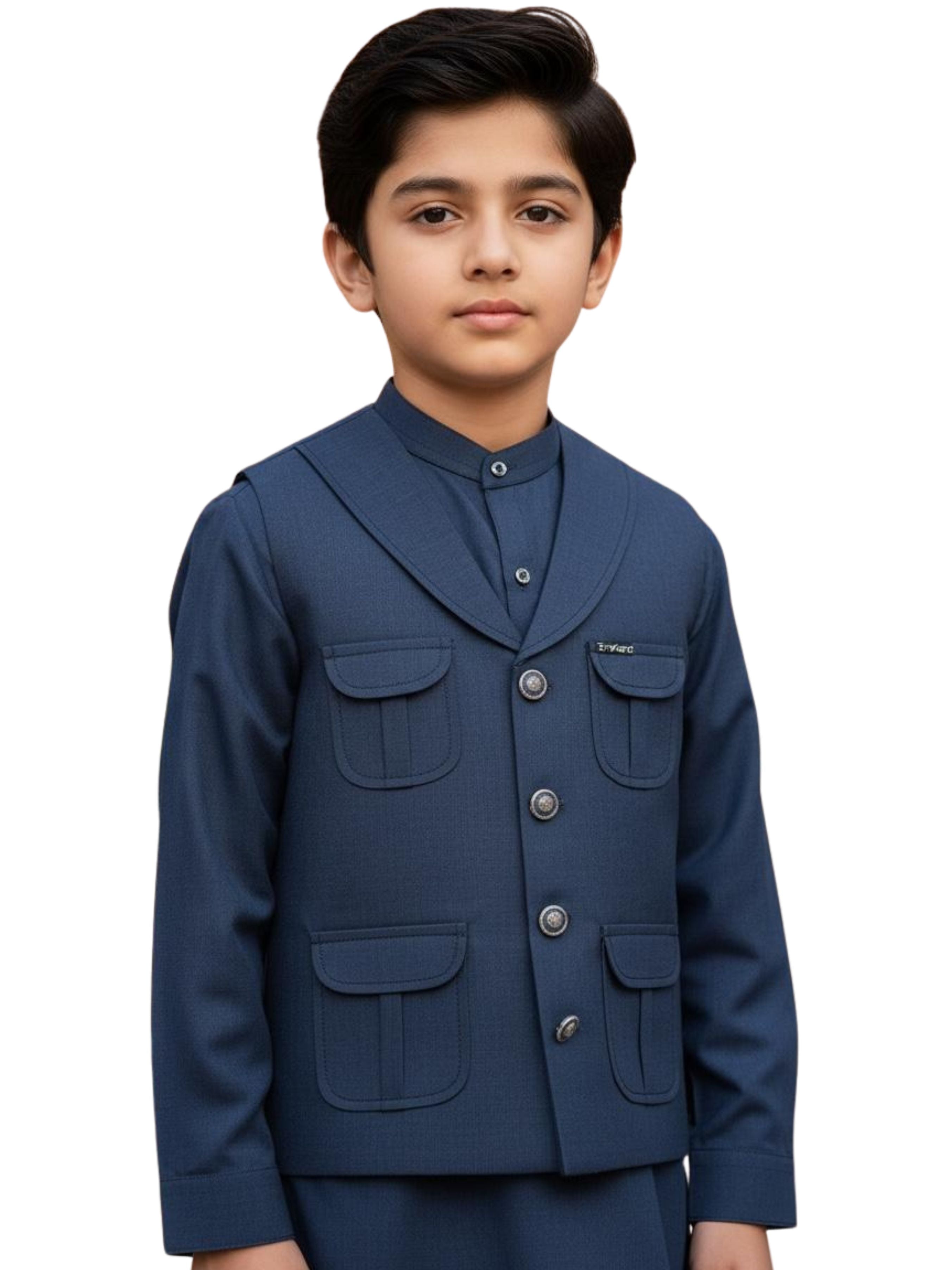 Boys Formal Shalwar Kameez with Waistcoat Main image