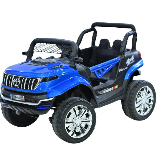 Blue V8 Jeep