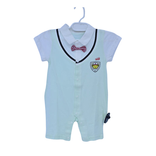 Little Gentleman Bow-tie Romper
