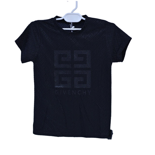 Classic Black Embossed Tee
