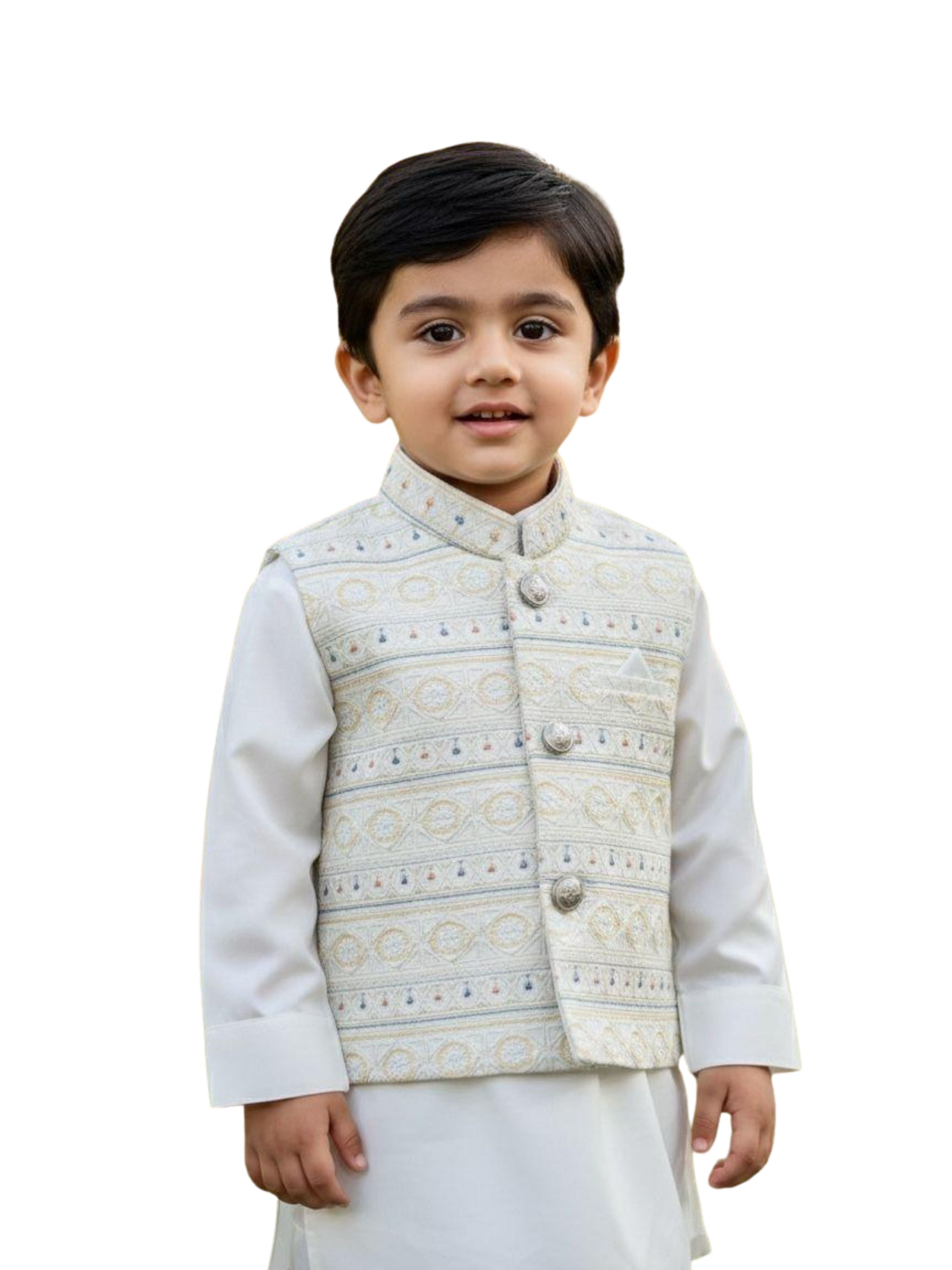 Baby Boy Formal Shalwar Kameez with Waistcoat