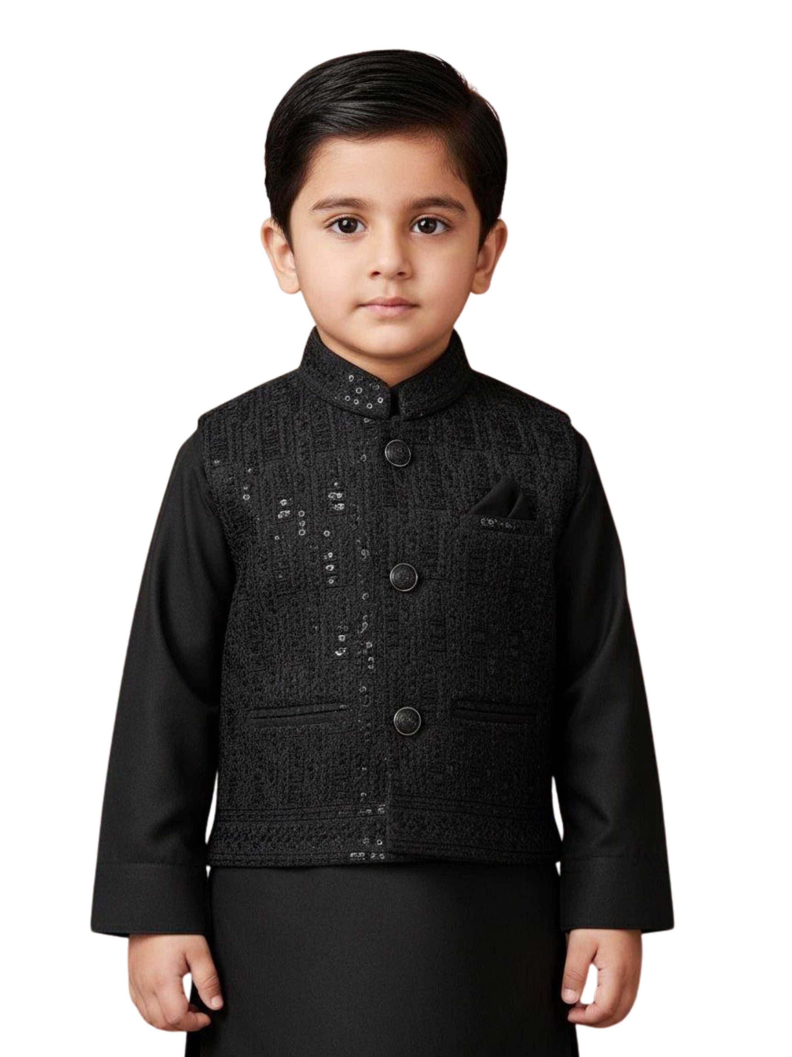 Baby Boy Formal Shalwar Kameez with Waistcoat