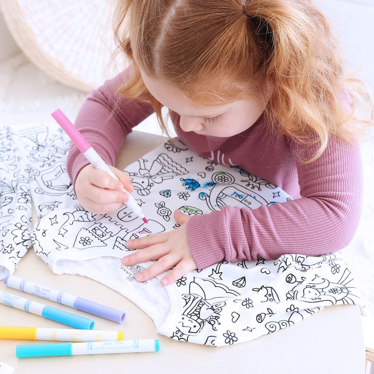 DIY PajamaCraft | Color Your Own Set
