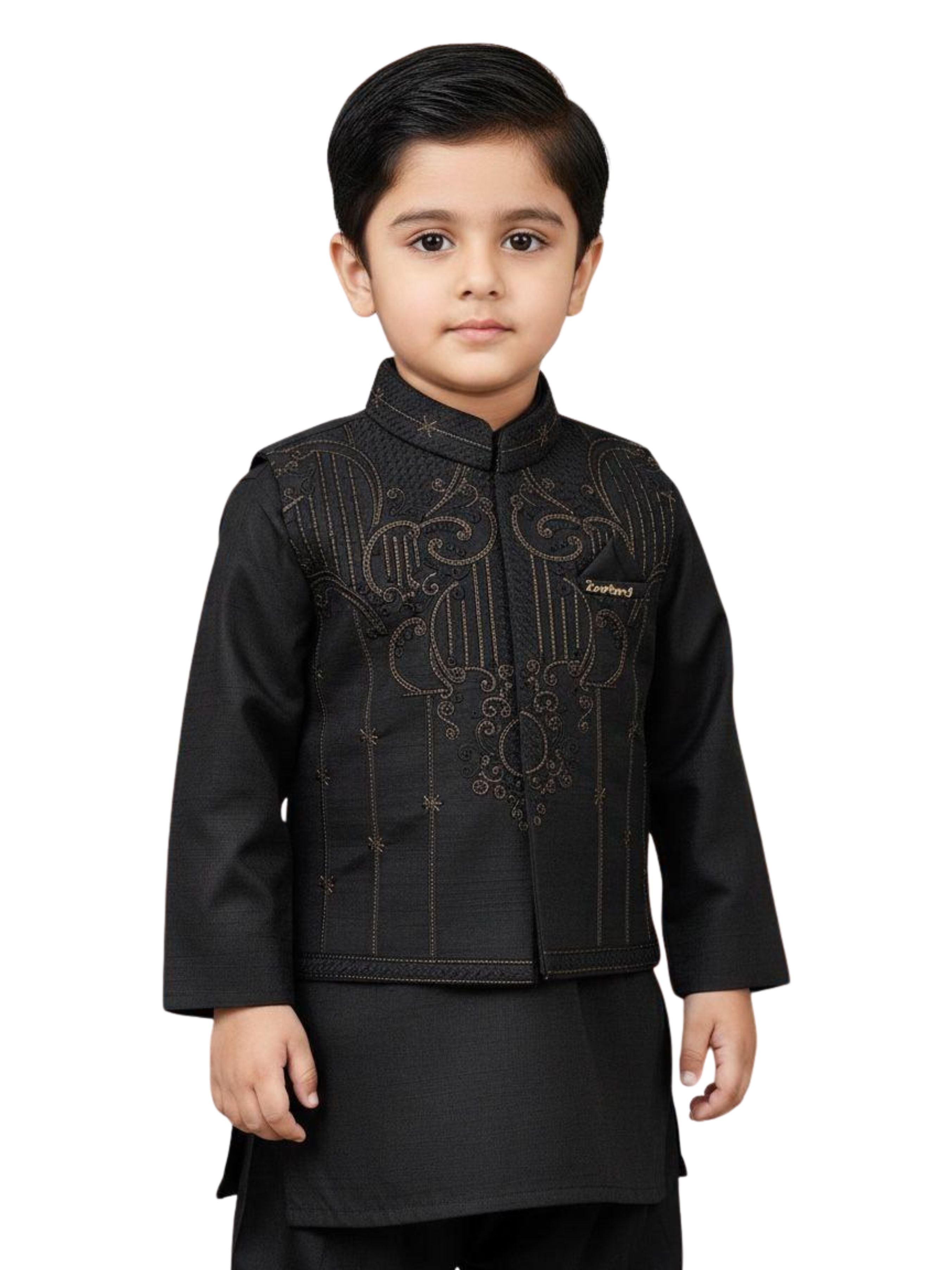 Baby Boy Formal Shalwar Kameez with Waistcoat