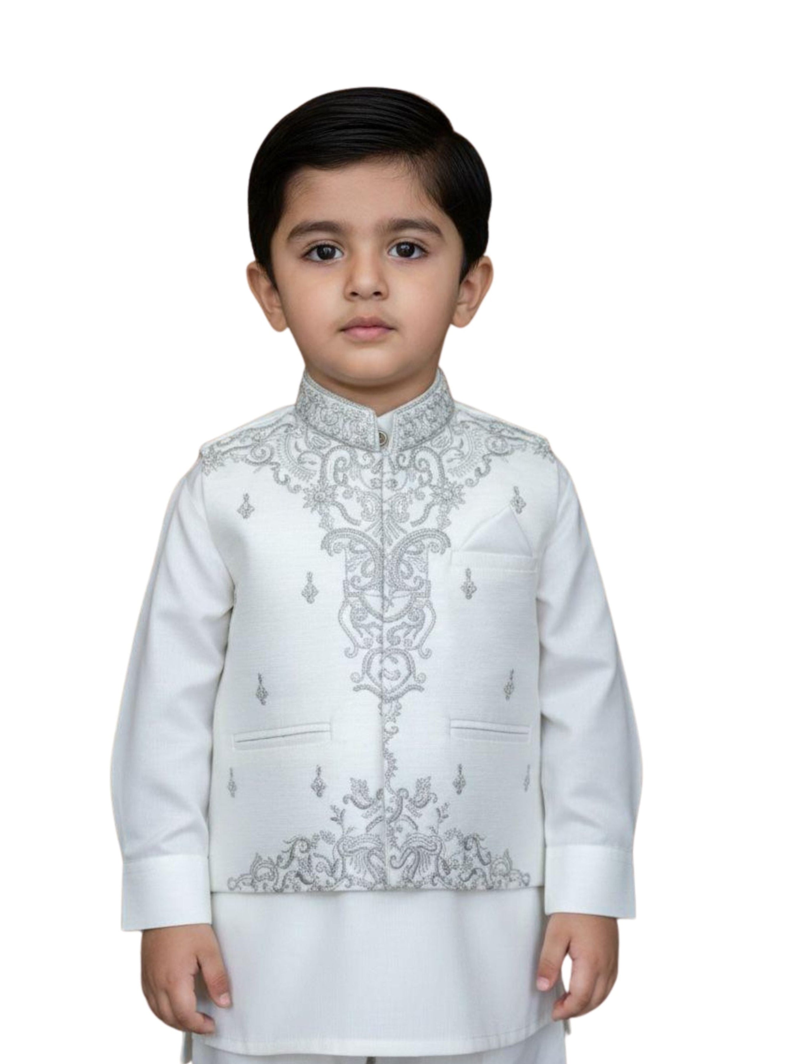 Baby Boy Formal Shalwar Kameez with Waistcoat Main image