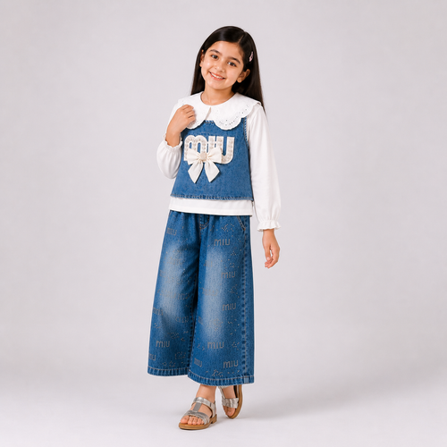 2-Pc Denim Set