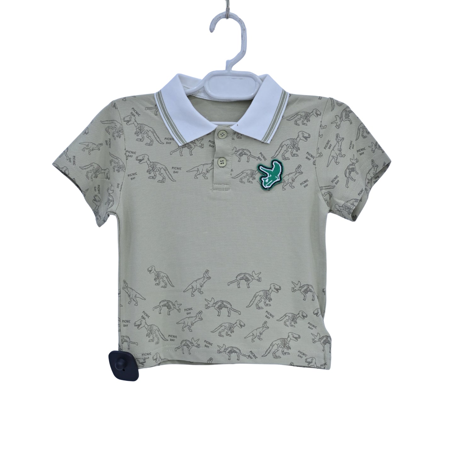 Khaki Dino Explorer Polo Shirt