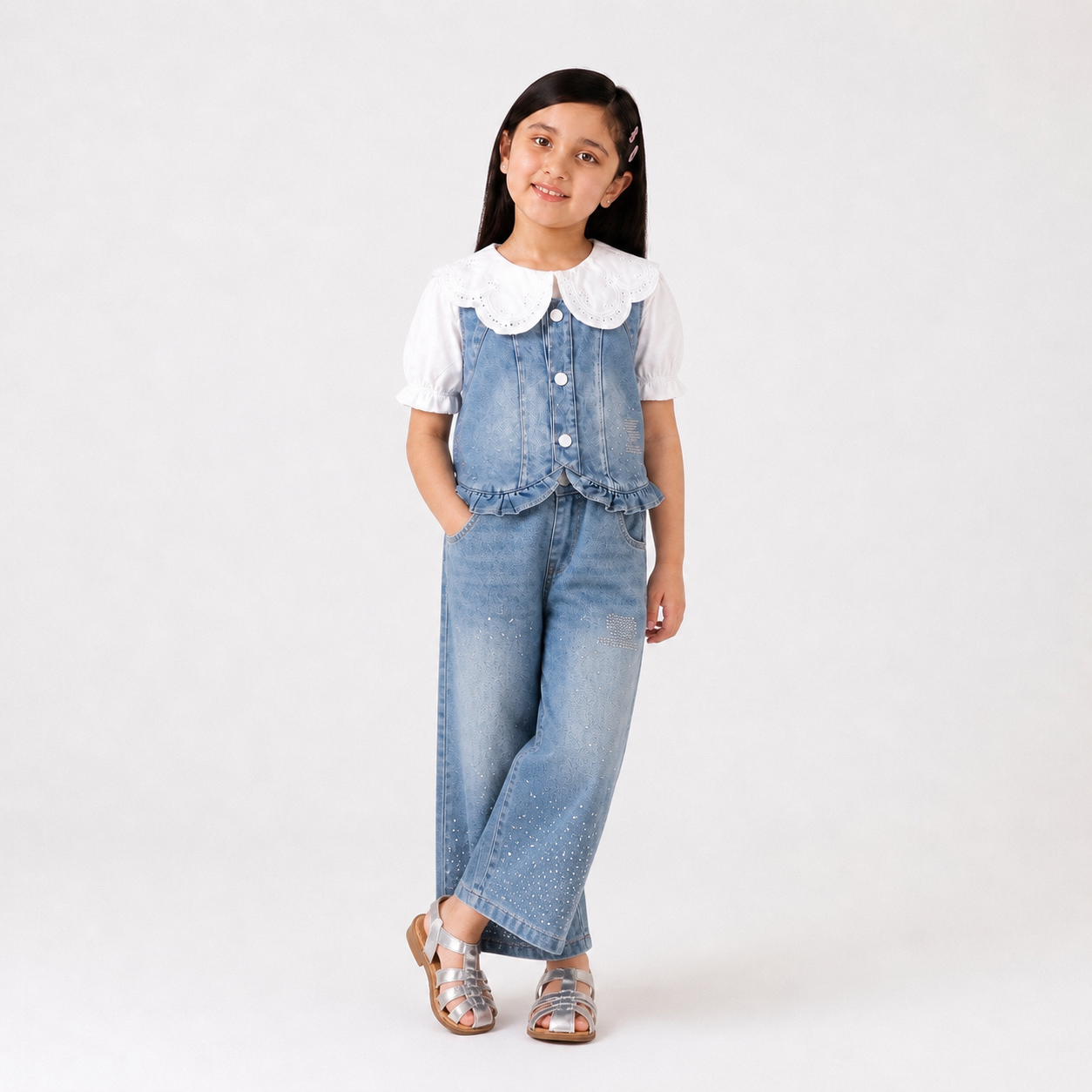 2-Pc Denim Set
