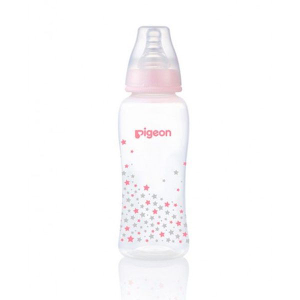 Pigeon Pp Stream Line Printed Bottle 250Ml Pink Main image