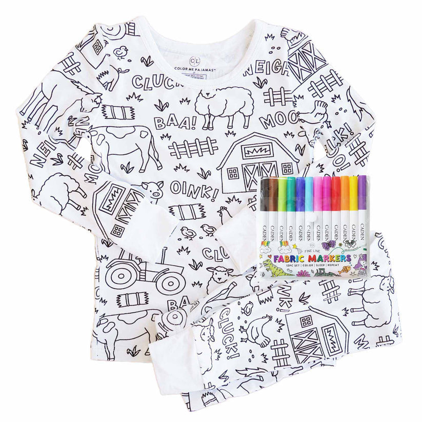 DIY PajamaCraft | Color Your Own Set