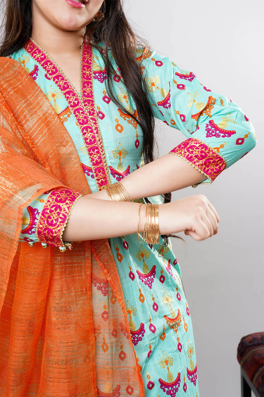 Girls Eid Dress Secondary image