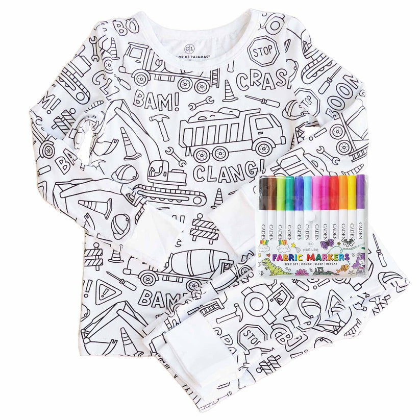 DIY PajamaCraft | Color Your Own Set