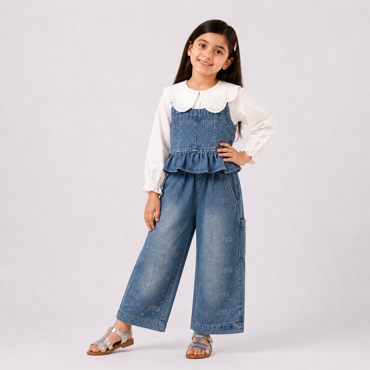2-Pc Denim Set