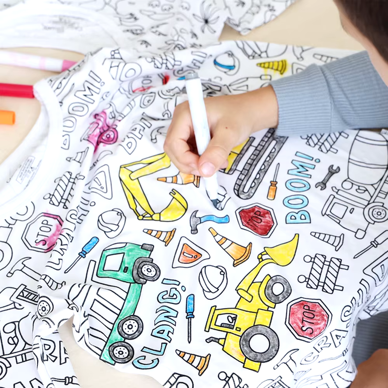 DIY PajamaCraft | Color Your Own Set