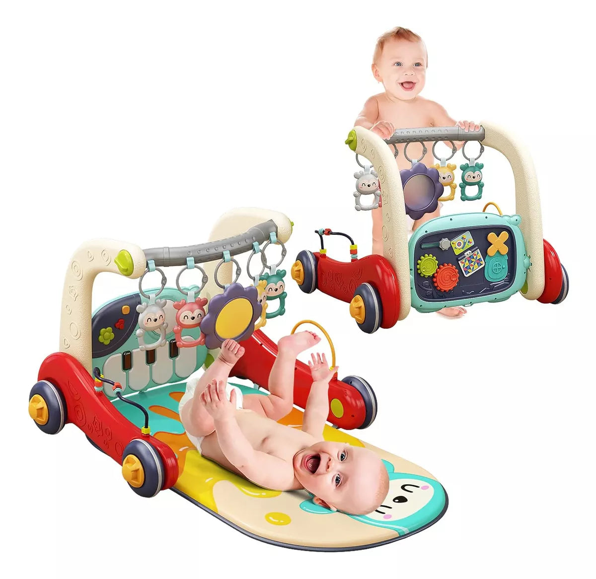 Multicolor Plastic Baby Learning Walker