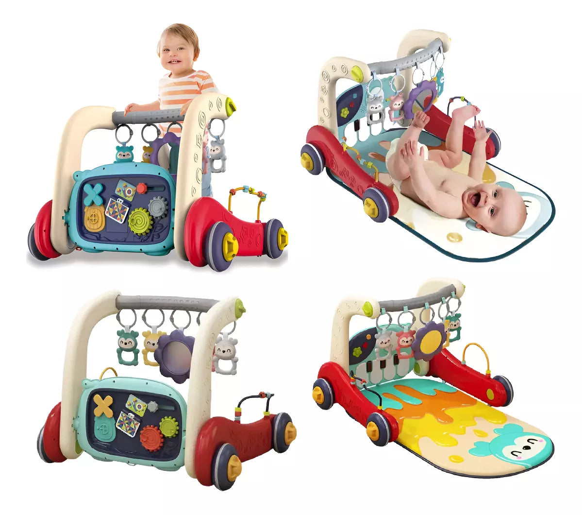 Multicolor Plastic Baby Learning Walker