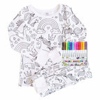 DIY PajamaCraft | Color Your Own Set