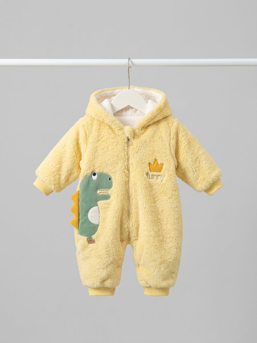 Hooded Baby Romper
