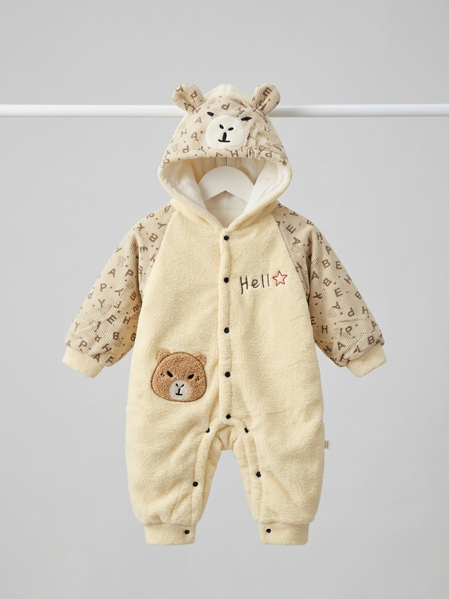 Hooded Baby Romper Secondary image