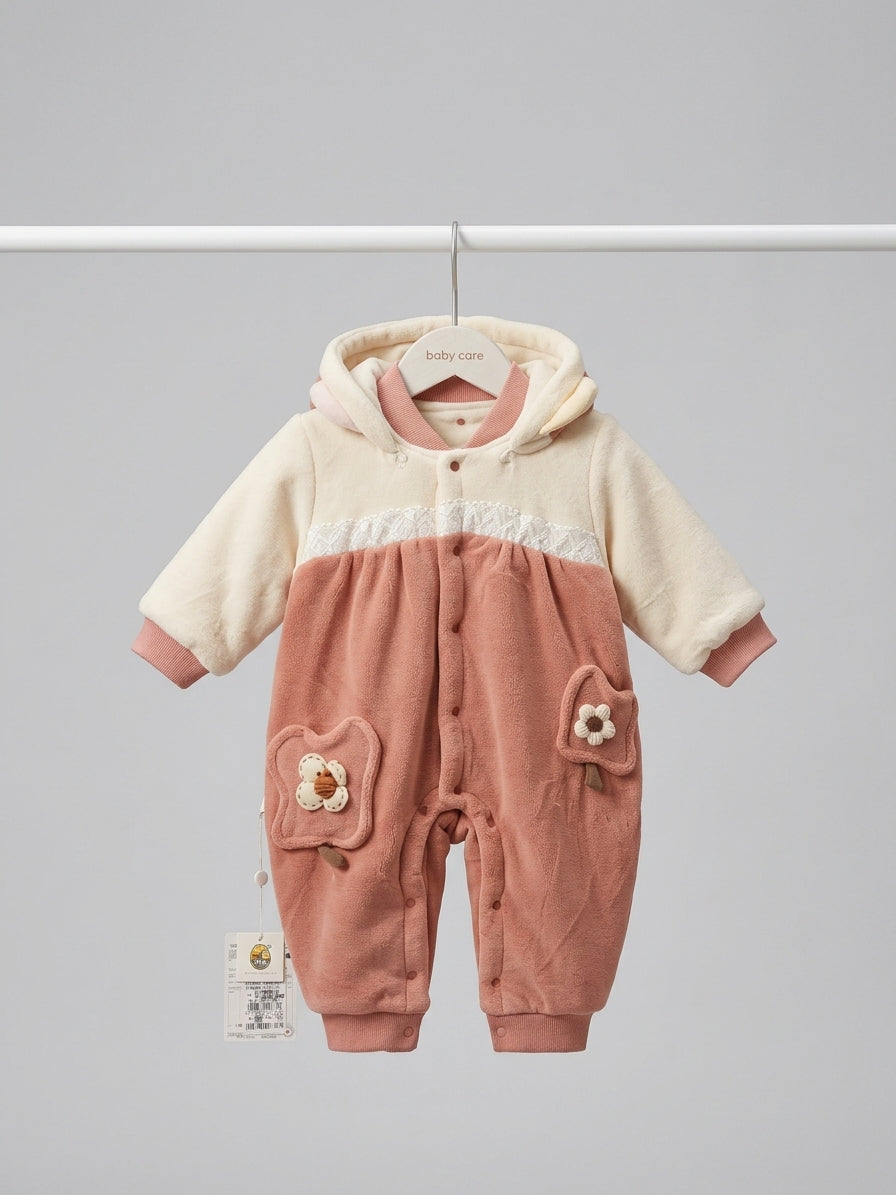 Hooded Baby Romper