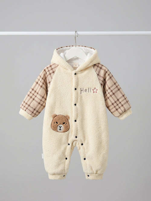 Hooded Baby Romper