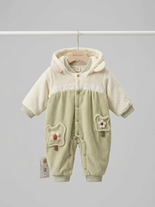 Hooded Baby Romper