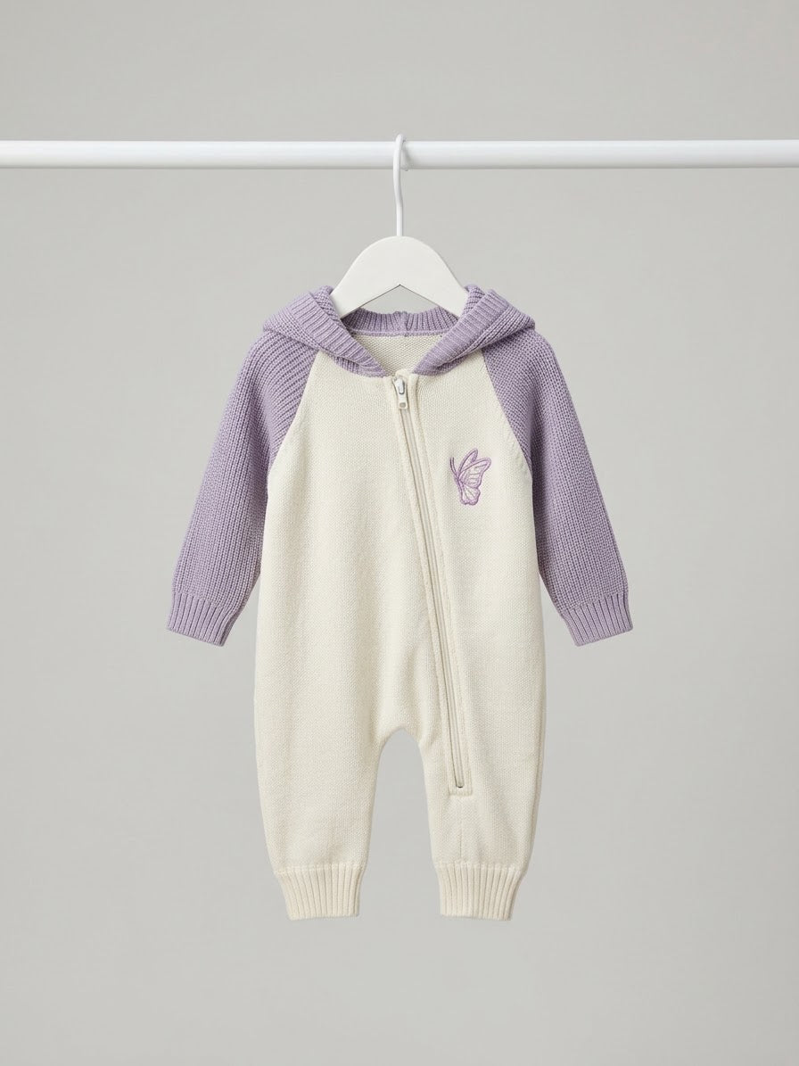 Hooded Baby Romper Secondary image