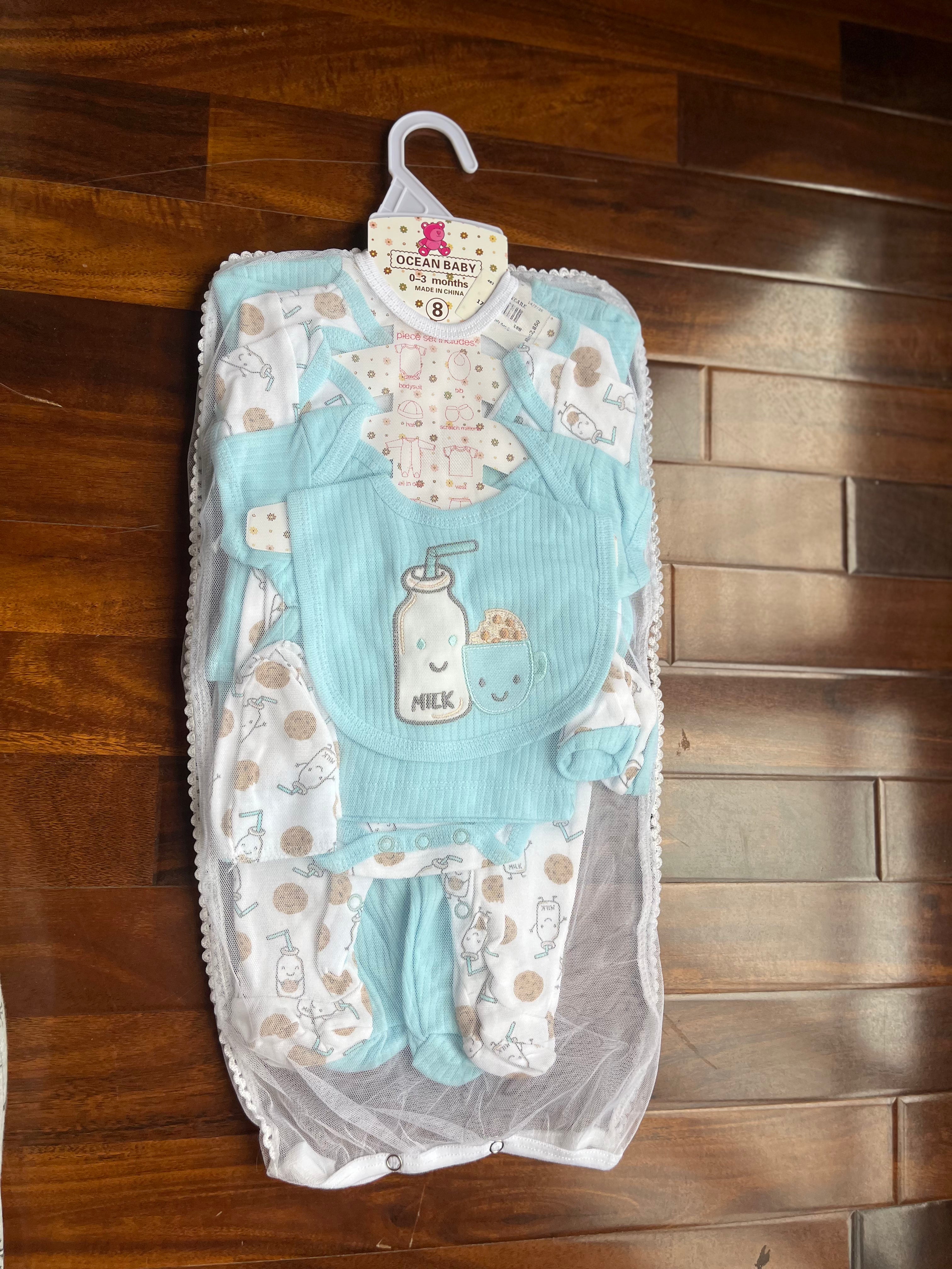 8-Piece Newborn Starter Set (0–3 Months)