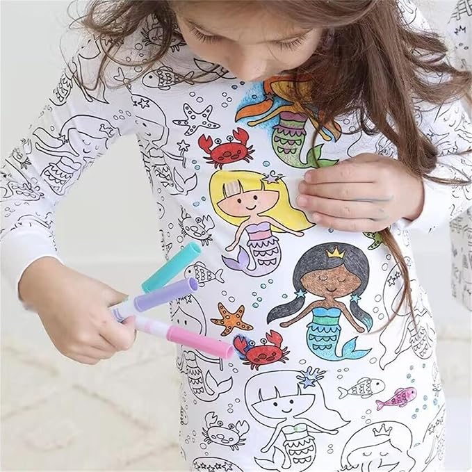 DIY PajamaCraft | Color Your Own Set