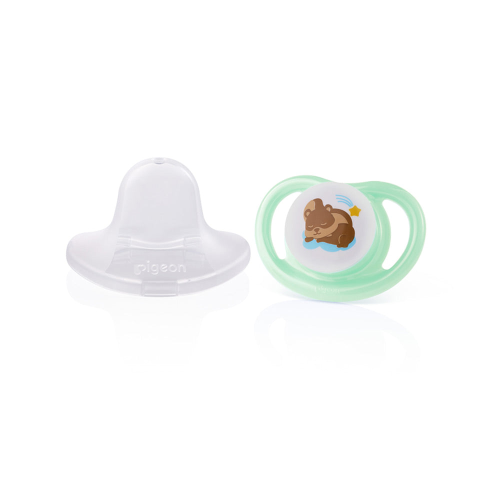 Pigeon Mini Light Pacifier (S) Unisex-Squirrel
