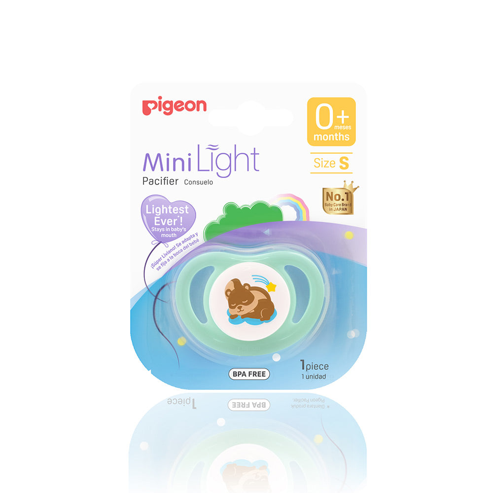 Pigeon Mini Light Pacifier (S) Unisex-Squirrel