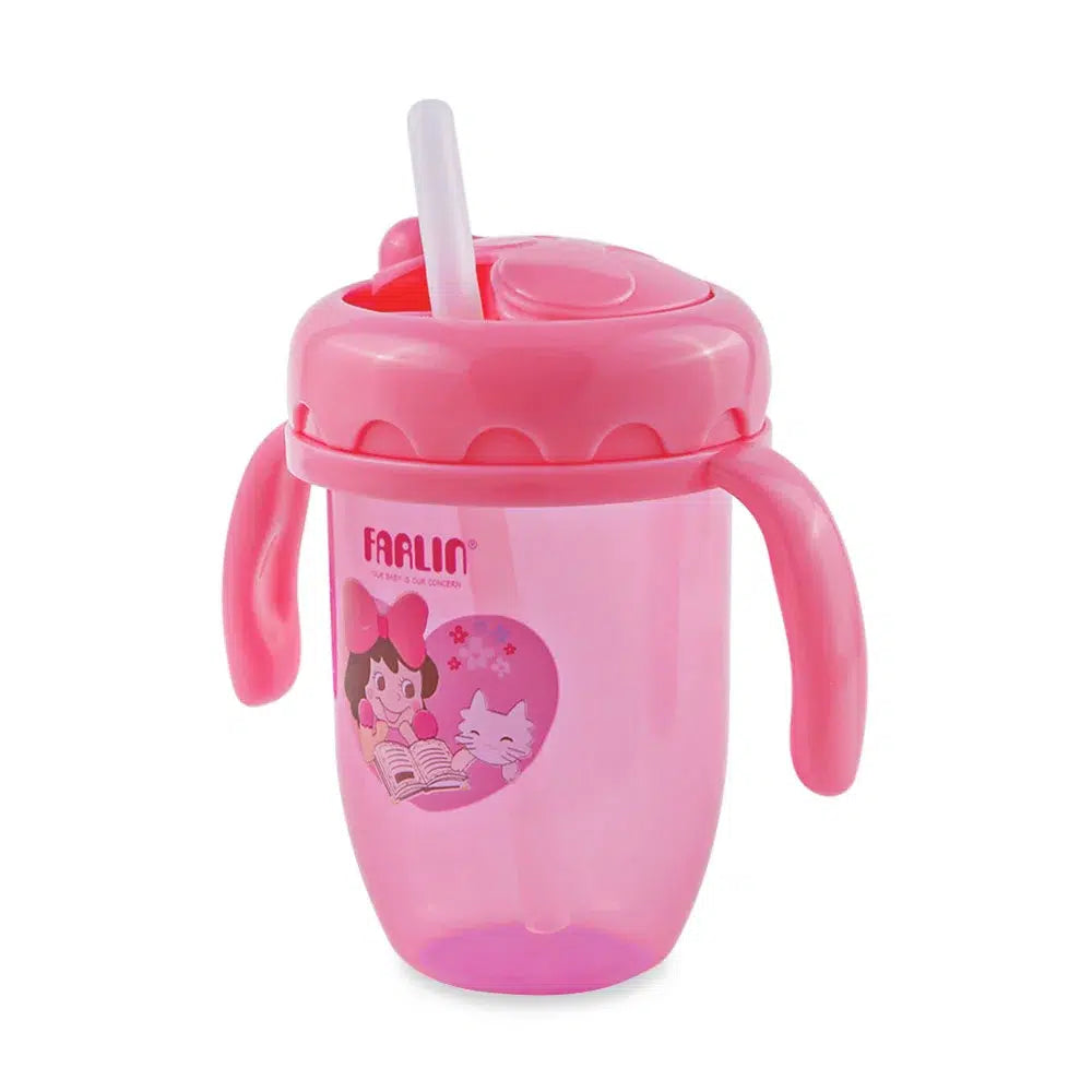 Farlin Straw Training Cup – Pink Main image