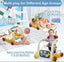 Multicolor Plastic Baby Learning Walker