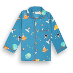 100% Cotton Cosmic Cuddles Kids Collar Night Suit Set